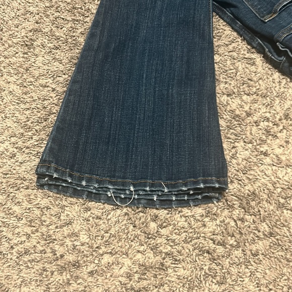 KanCan Hayden Mid Rise Flare Leg Jeans Petite - Picture 7 of 8